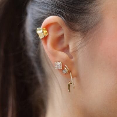 Σκουλαρίκια Stainless Steel Cuffs