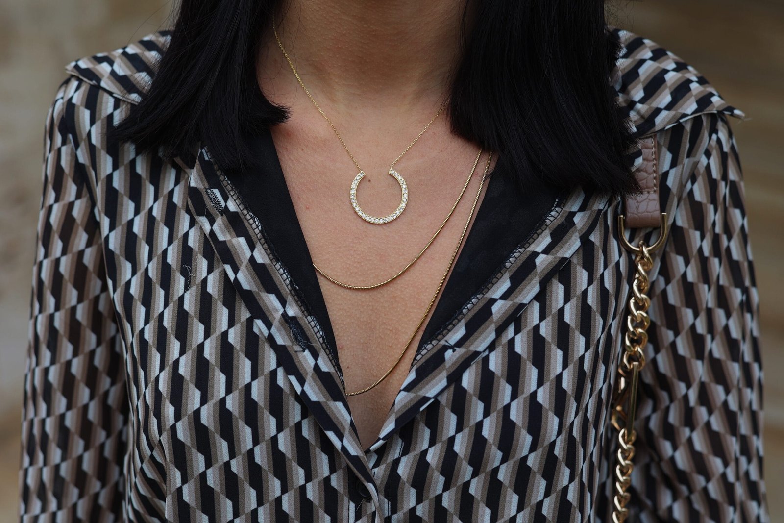 Φόρεμα Κοντό με γιακά στενή μέση και ζώνη - Image 2