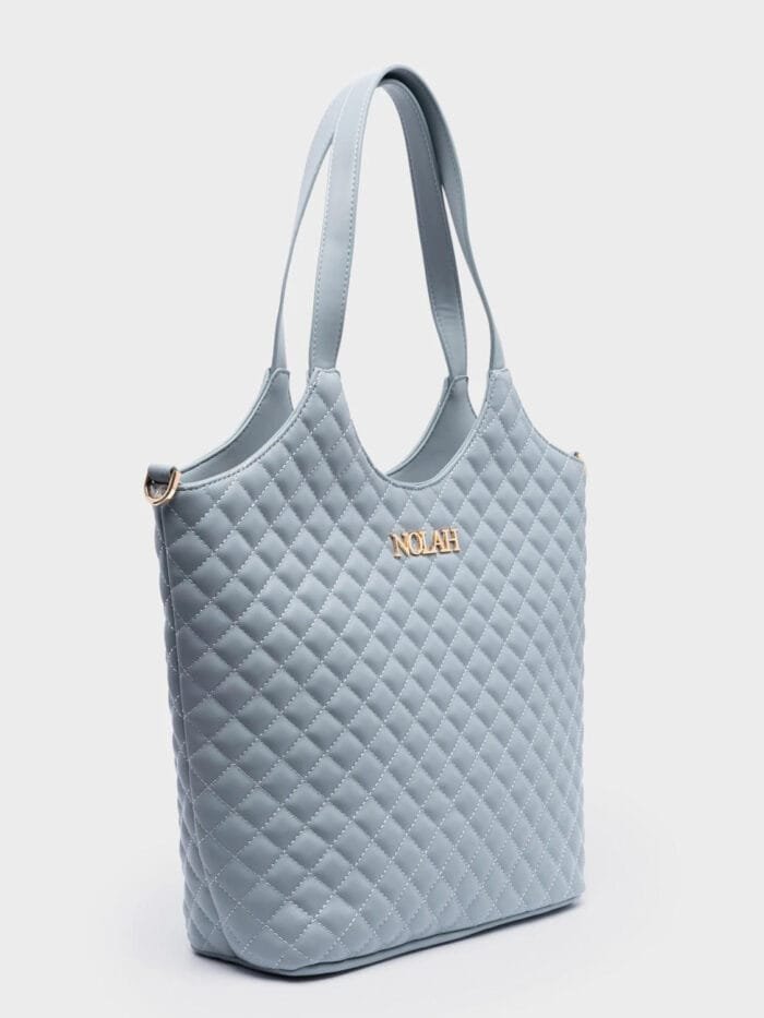 Bag Nolah Tote Quilted bag in light blue color - Image 2