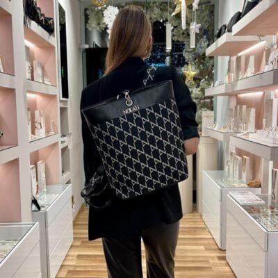 Bag Nolah Backpack Backpack with logo design in black color