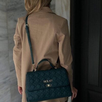 Nolah bag Quilted shoulder bag with logo
