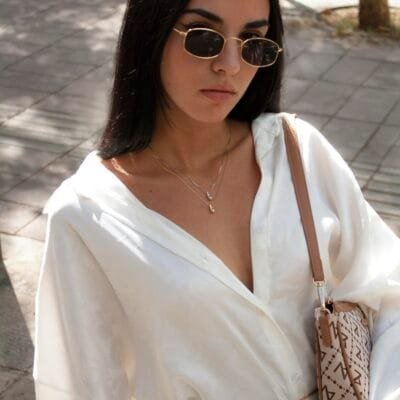 Πουκαμίσα με ανάγλυφο σχέδιο λουλούδι