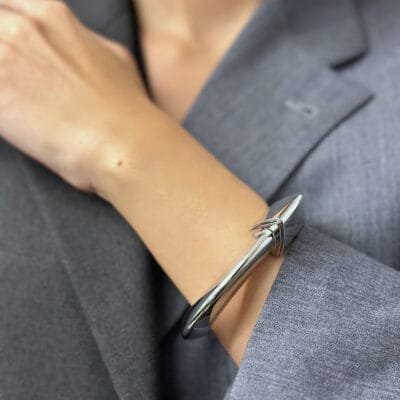 Βραχιόλι Stainless Steel Χειροπέδα Χοντρή