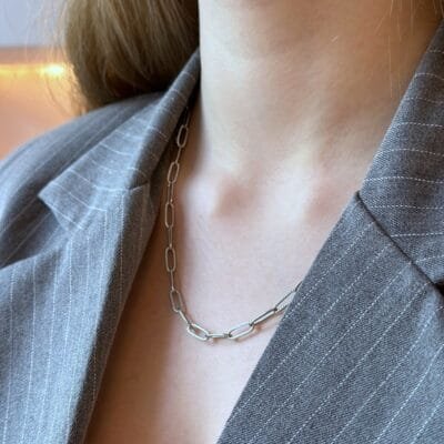 Κολιέ Stainless Steel Αλυσίδα Αραιή