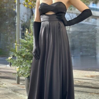 Φόρεμα Maxi strapless