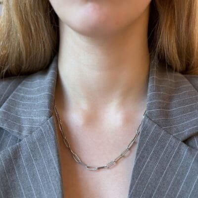 Κολιέ Stainless Steel Αλυσίδα Αραιή
