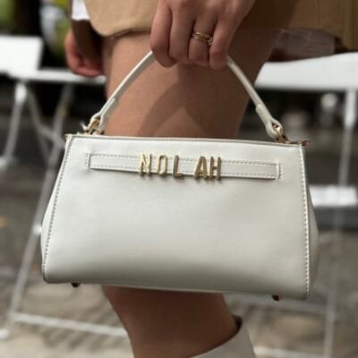 Τσάντα Nolah Top Handle σε λευκό χρώμα