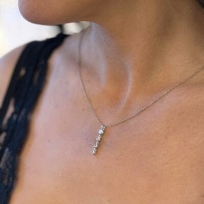 Κολιέ Ασήμι 925° με ζιργκόν