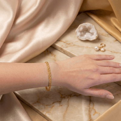 Βραχιόλι Stainless Steel Χειροπέδα στεφάνι με άνοιγμα