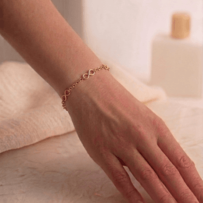 Βραχιόλι Stainless Steel Αλυσίδα με άπειρο