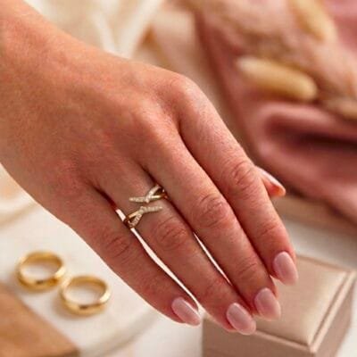 Δαχτυλίδι Ασήμι 925° με ζιργκόν ρυθμιζόμενο