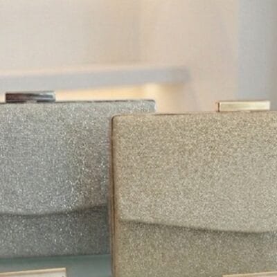 Τσαντάκι Clutch Φάκελος Σκληρό με Strass
