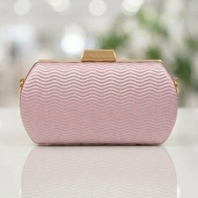 Τσαντάκι Clutch Σκληρό σε μωβ χρώμα