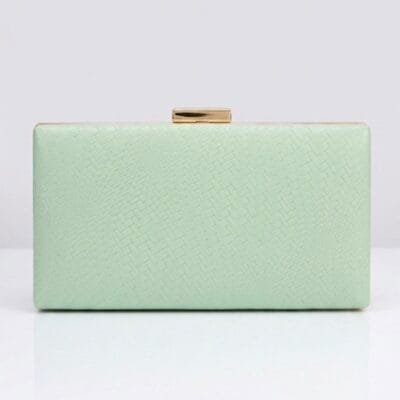 Τσαντάκι Clutch Σκληρό σε φυστικί χρώμα
